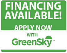 Financing available. Apply now with GreenSky.